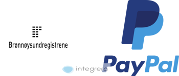 Brønnøysundregistrene + PayPal