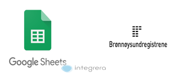 Google Sheets + Regnskapsregisteret