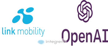 Link Mobility SMS sender + OpenAI ChatGPT