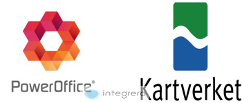 PowerOffice Go + Kartverket