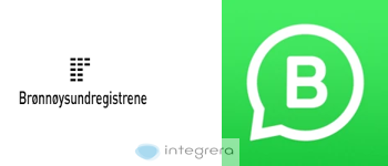 Regnskapsregisteret + WhatsApp Business