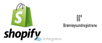 Shopify + Brønnøysundregistrene